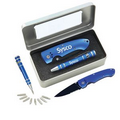 TK305 Lock Back Knife & KM401 Screwdriver-Pen Set